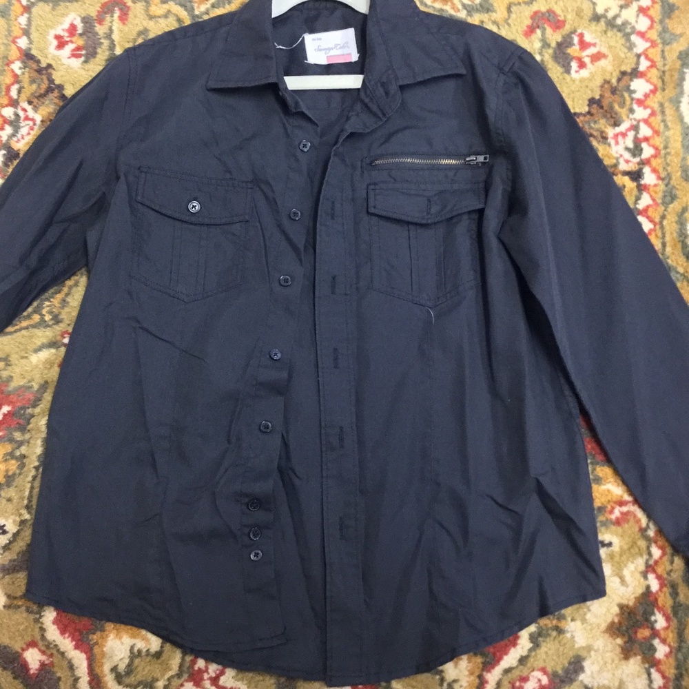Black Sovereign code button down - Picture 4 of 5